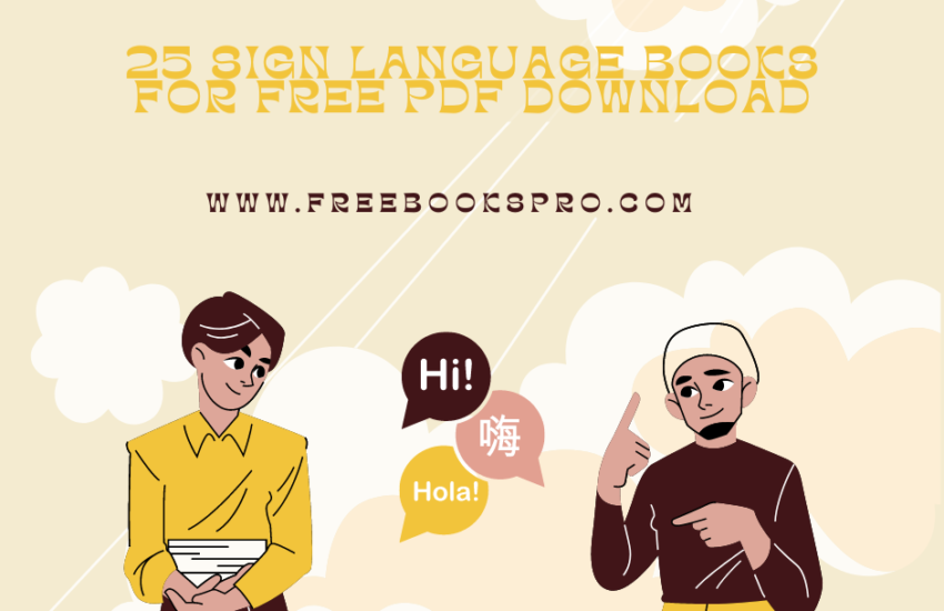 Sign Language Books for Free PDF Download